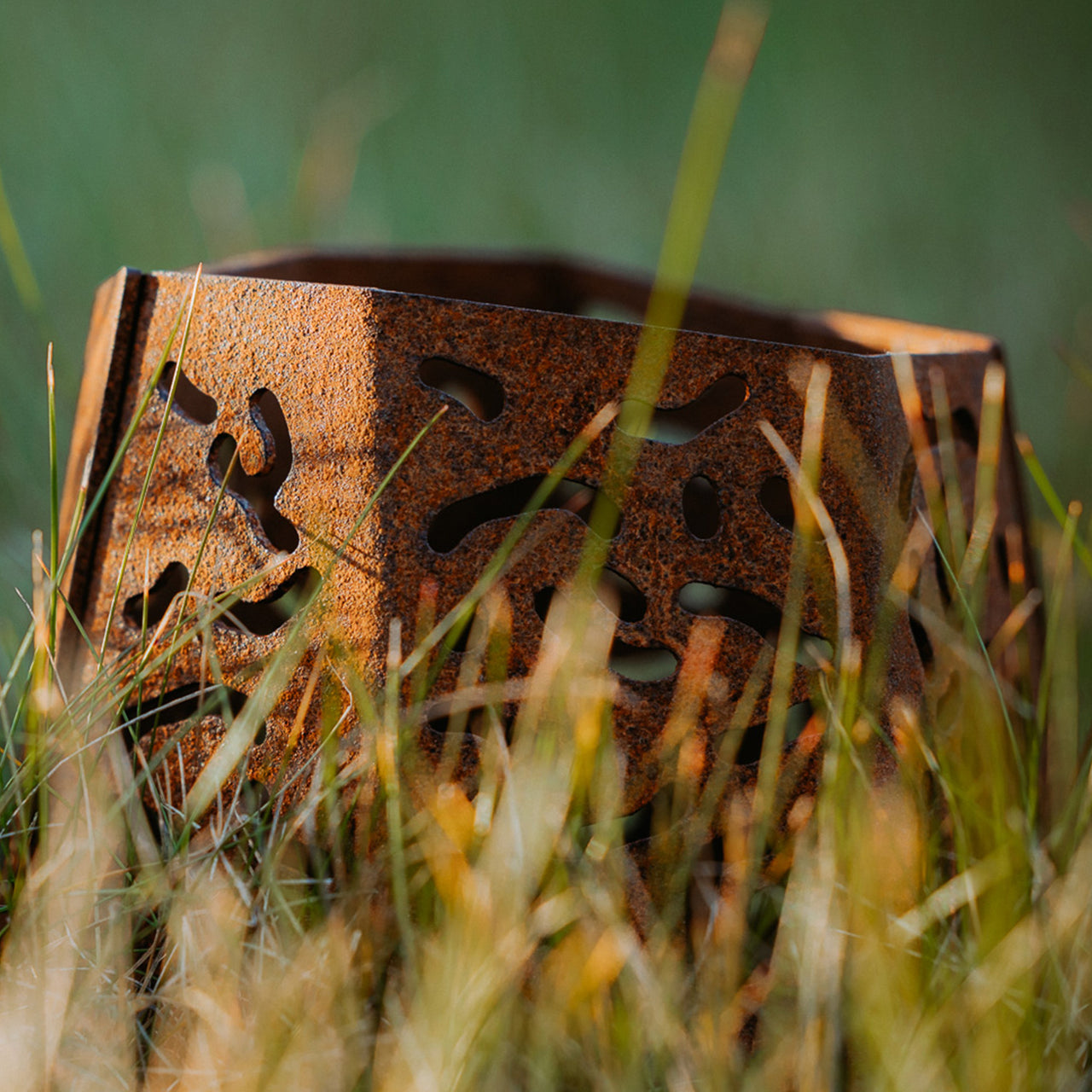 HEAT - Värmeljushållare i Cortenstål